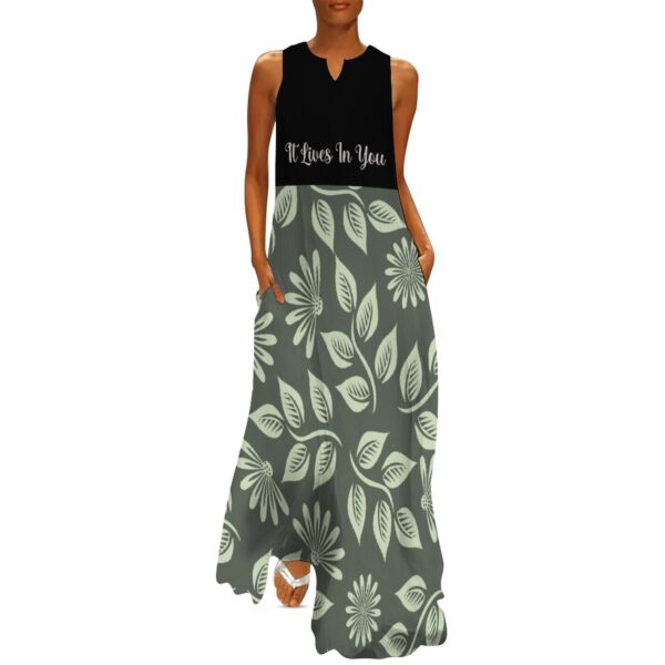 Product Title:
“It Lives In You” Botanical Maxi Dress – Miss Liz Step into the season with grace and purpose in the “It Lives In You” Botanical Maxi Dress