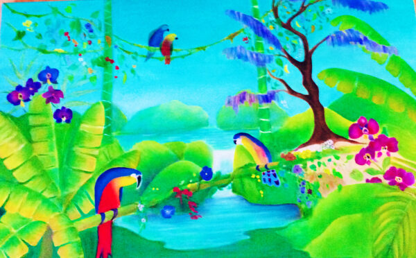 PARADISE (40X30”, OIL)