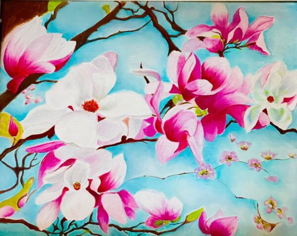 MAGNOLIAS (20X16"OIL)