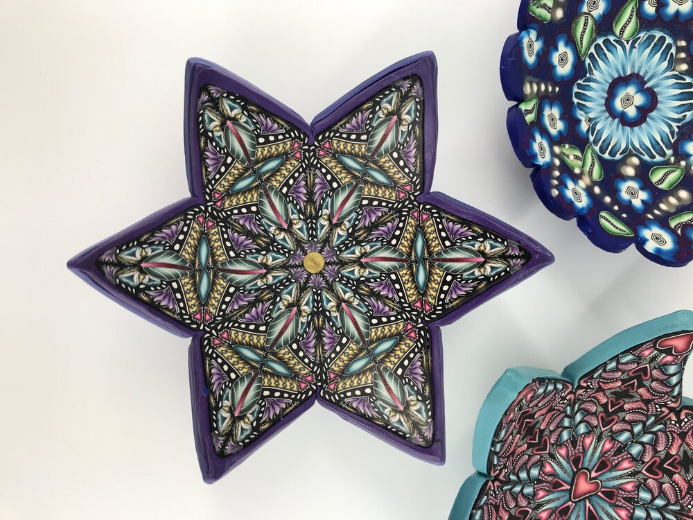 Colorful One-of-a-Kind Trinket Dishes