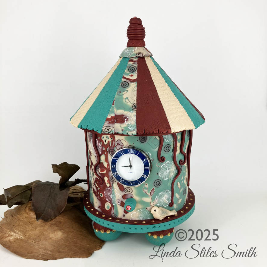 Carousel Memories Unique One of a Kind Desk Clock