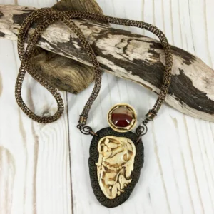 Imagine, Live, Believe Statement Necklace