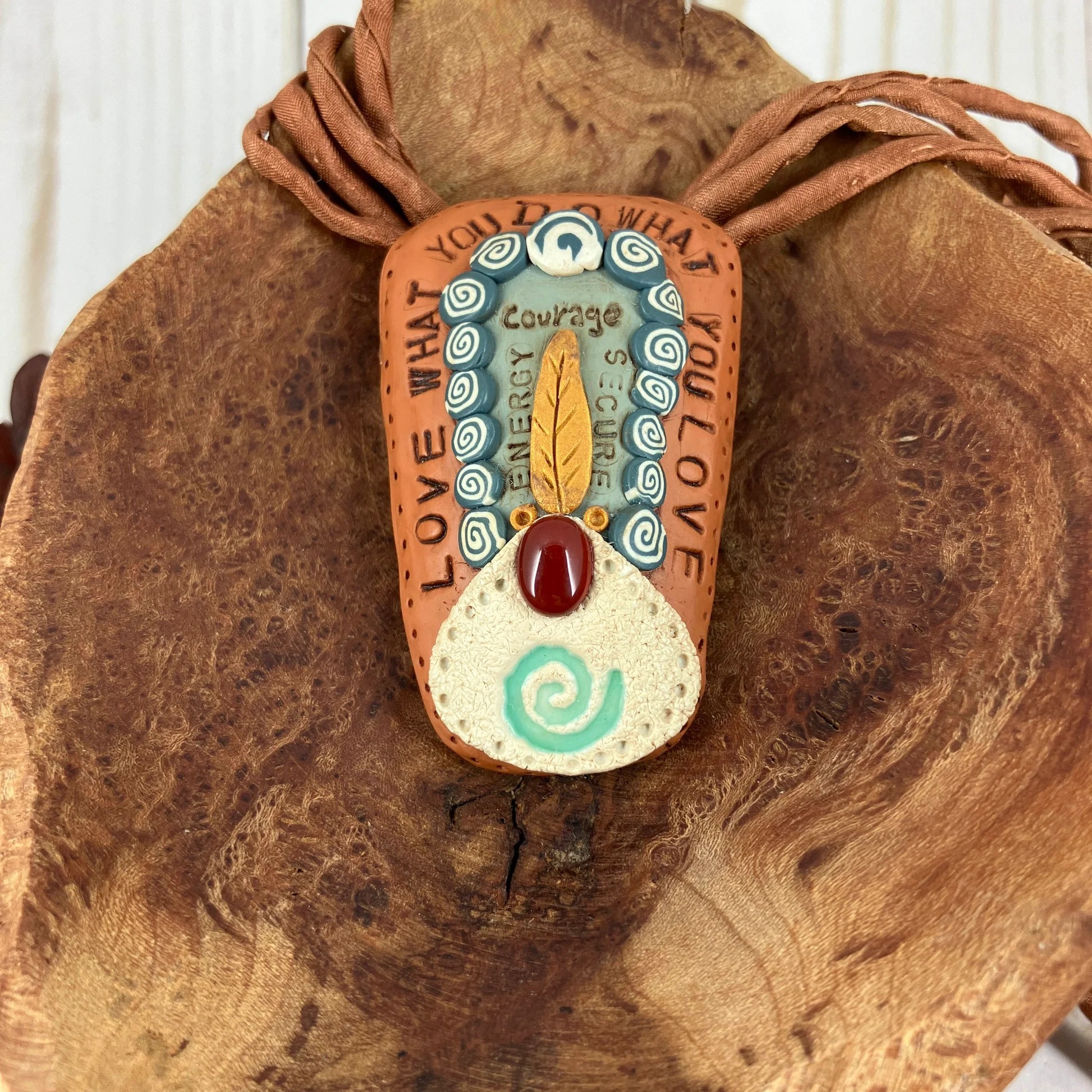 Love What You Do Brooch Pendant