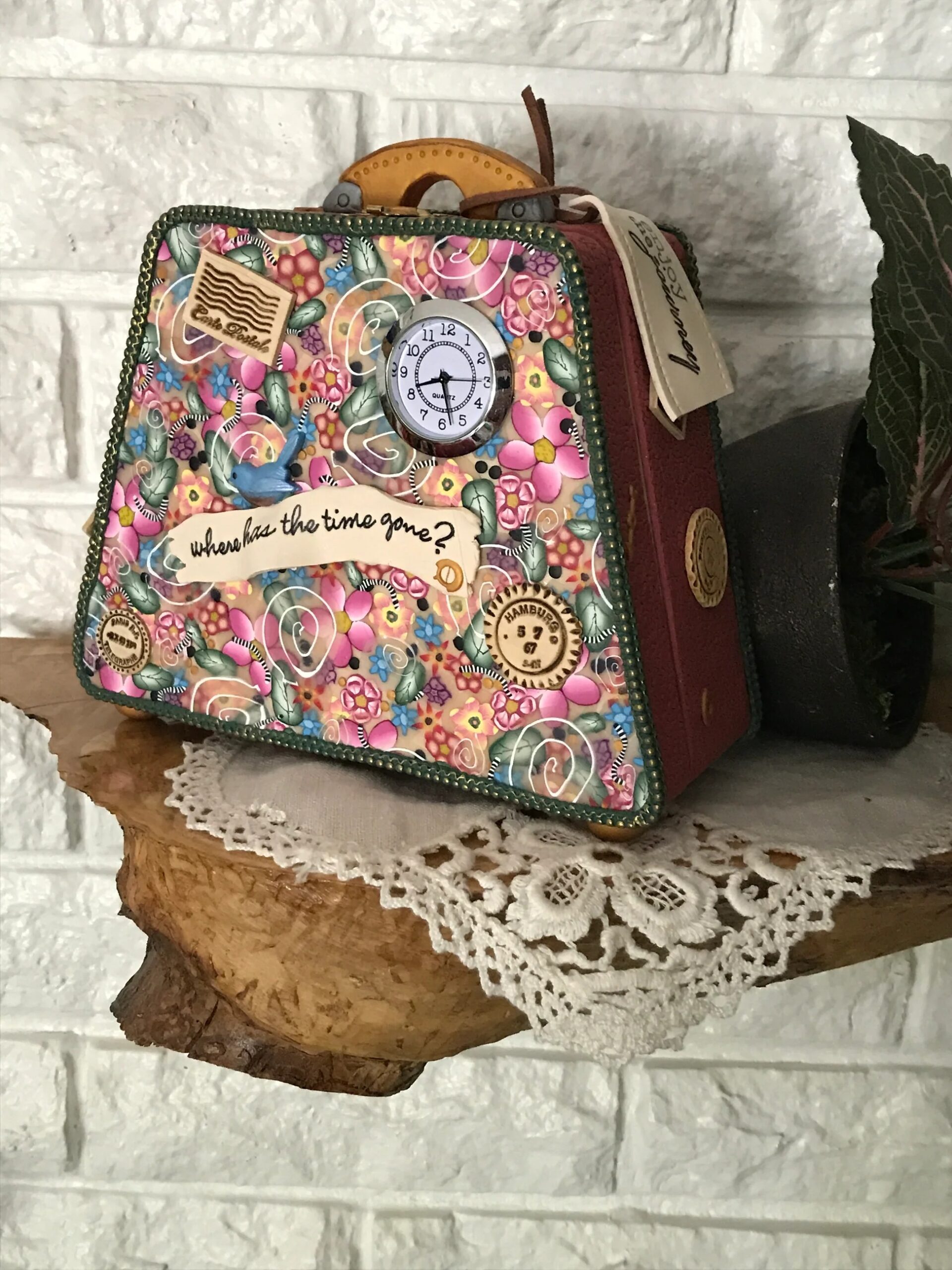 Enjoy the Journey Travel Time! Desk Clock
