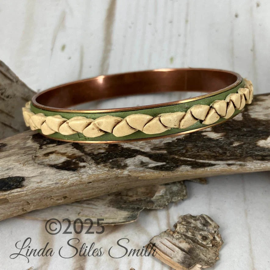 Petal Weave Bangle Bracelet Echos Handmade Baskets