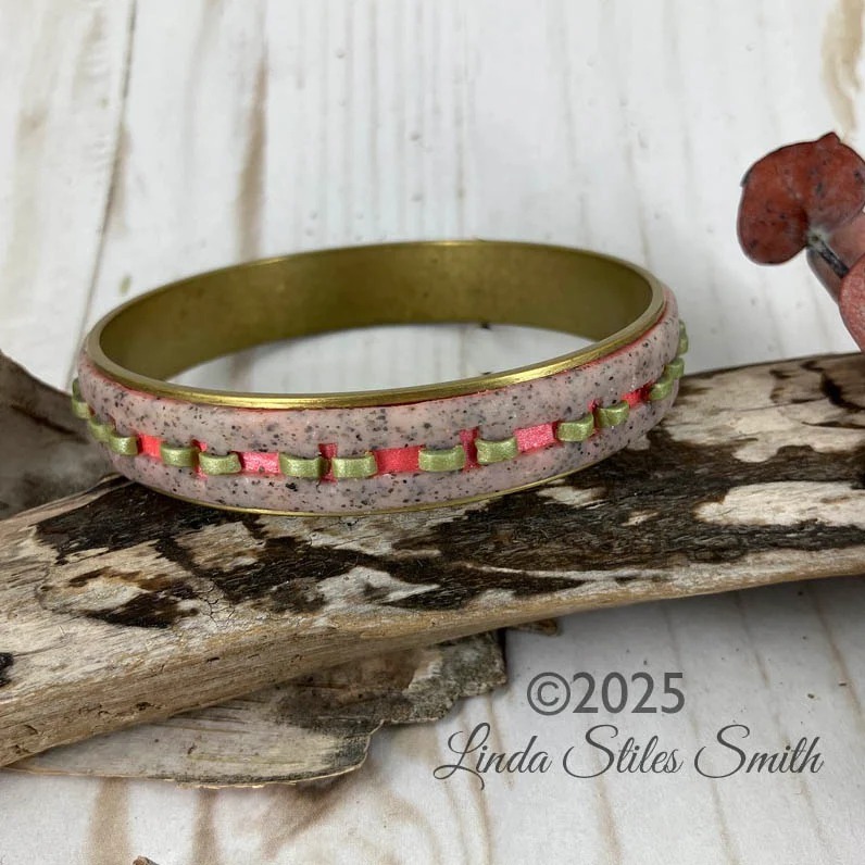 Glowing Stitches Bangle Bracelet SHINES