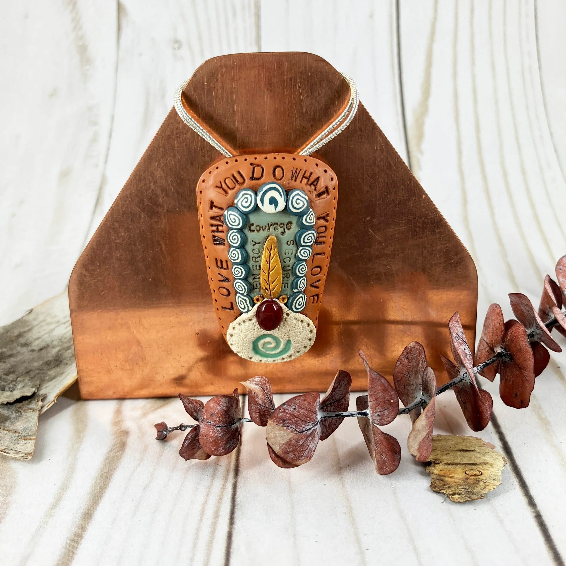 Love What You Do Brooch Pendant