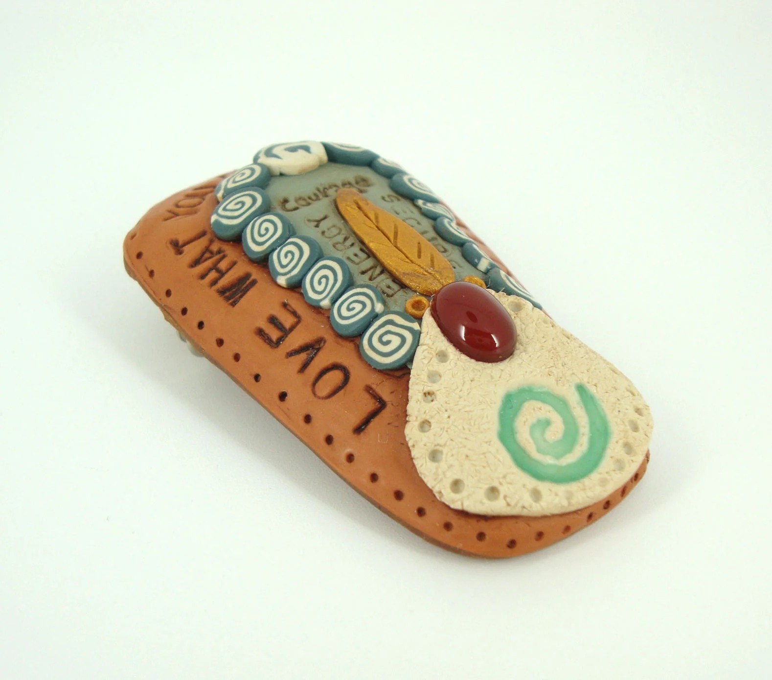 Love What You Do Brooch Pendant