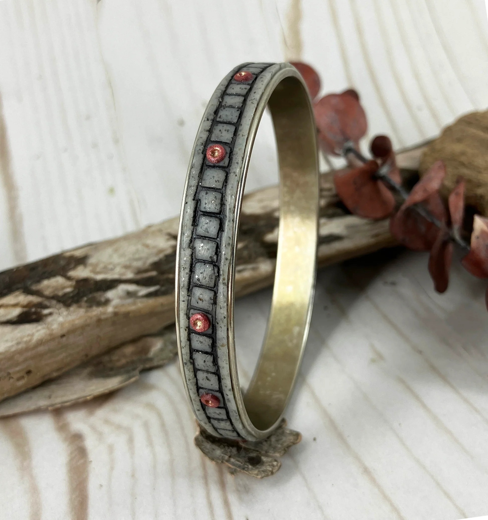 Block Chain Bangle Bracelet