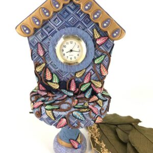 Time Flies Cupcake Stand Desk Clock