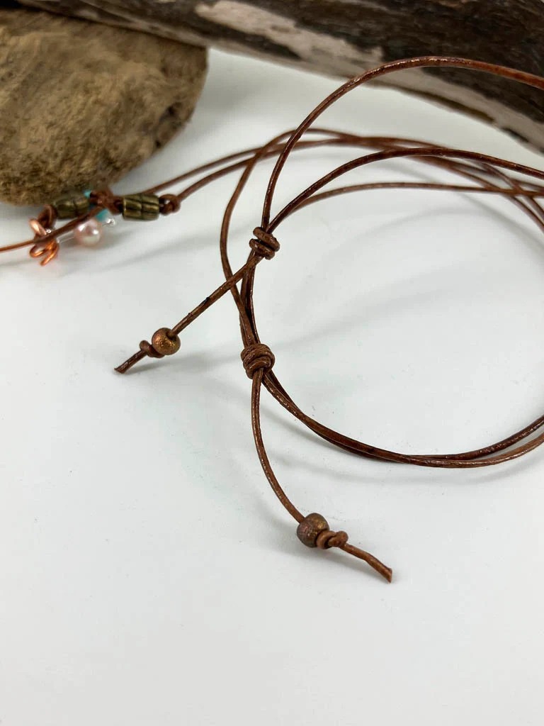 Gone Fishing! Rainbow Trout Necklace