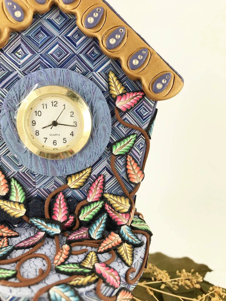Time Flies Cupcake Stand Desk Clock