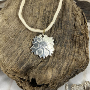 Silver Snow Fall Charm Necklace