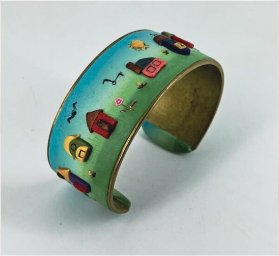 Blue Sky Landscape Bracelet