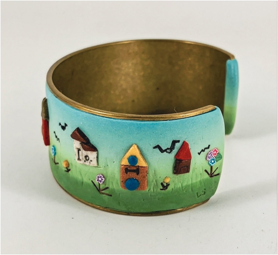 Blue Sky Landscape Bracelet