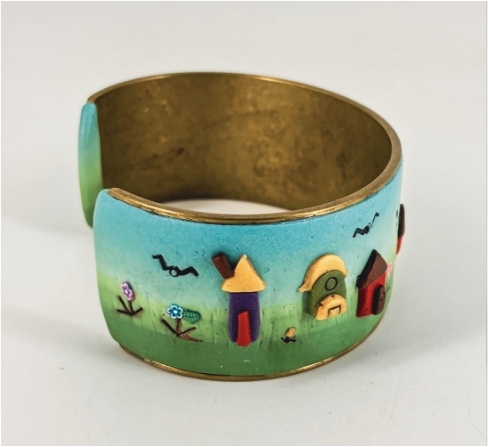 Blue Sky Landscape Bracelet