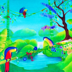 PARADISE (40X30”, OIL)