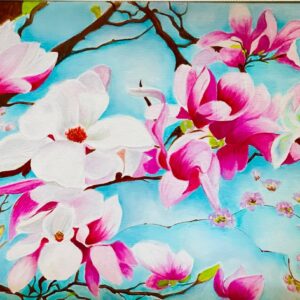 MAGNOLIAS (20X16″OIL)