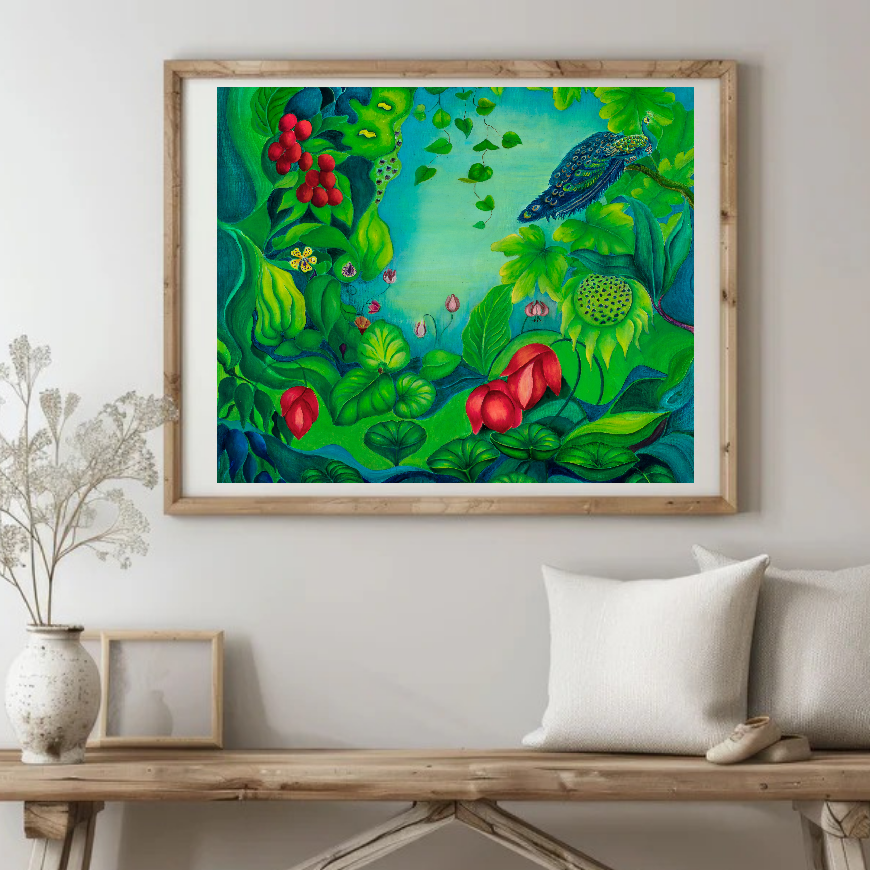 EXUBERANCE OF NATURE (40X30”, OIL)