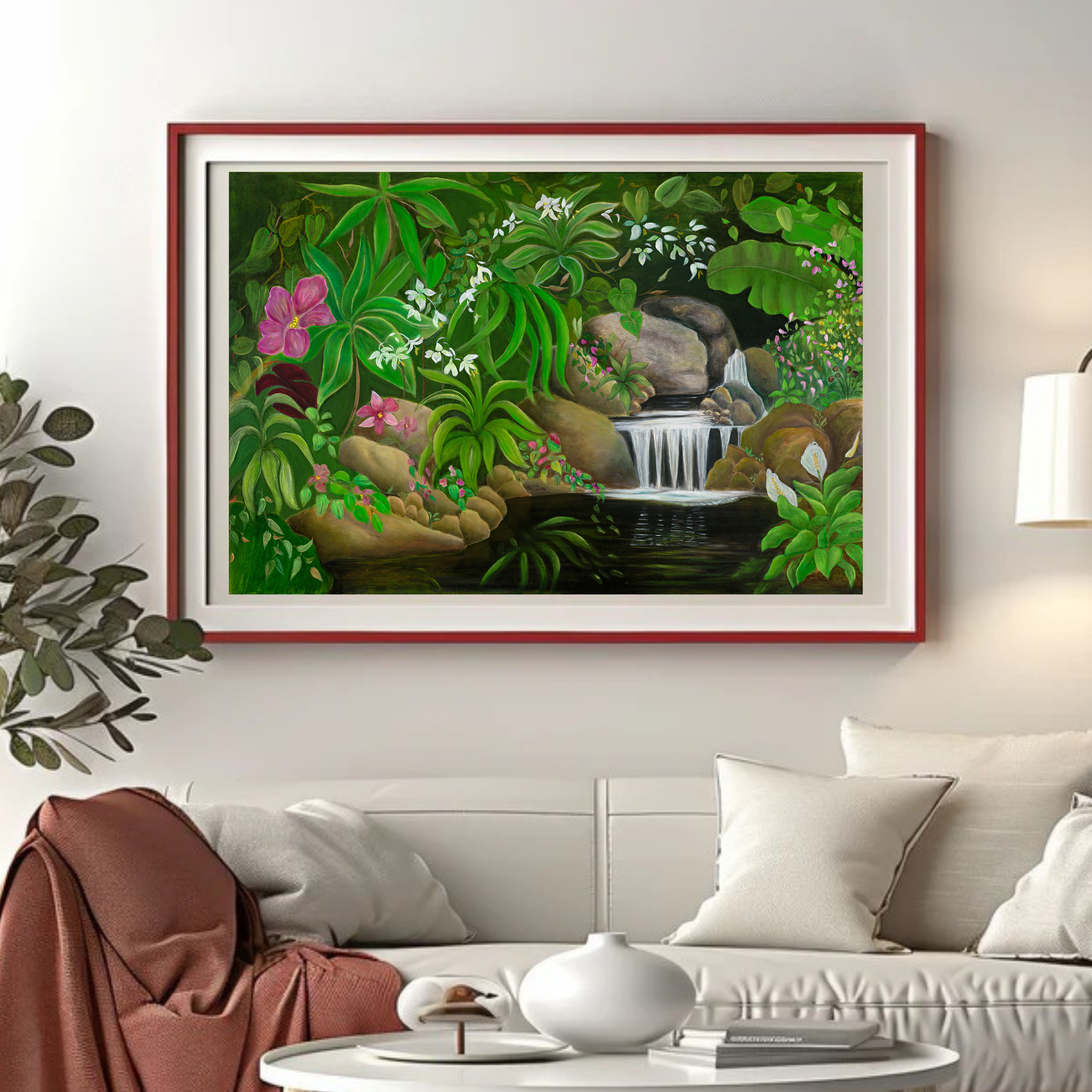 HAWAII WATERFALL (Multiple sizes available)