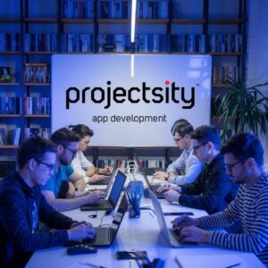 Team of app developers