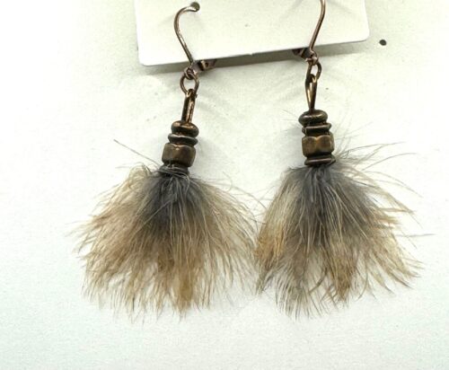 Feather earrings - Image 4