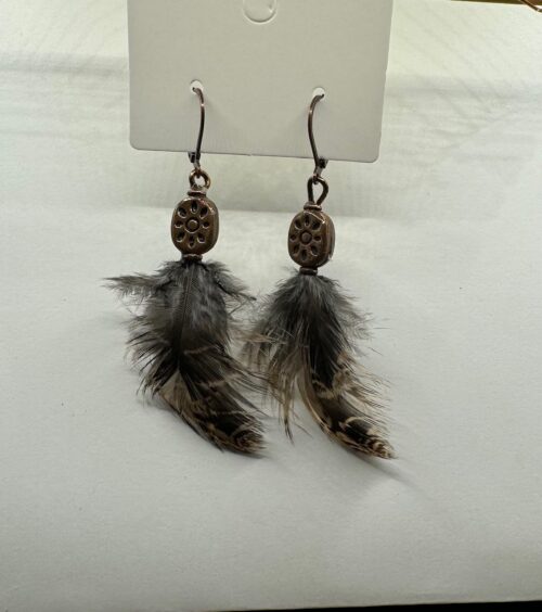 Feather earrings - Image 6