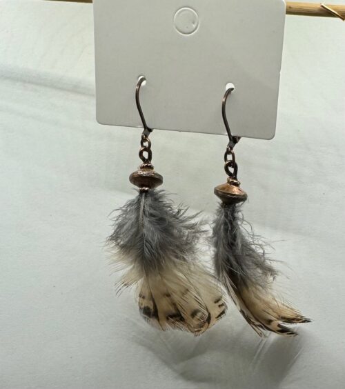 Feather earrings - Image 7