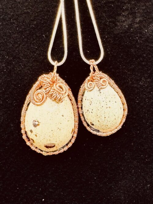 Egg earrings